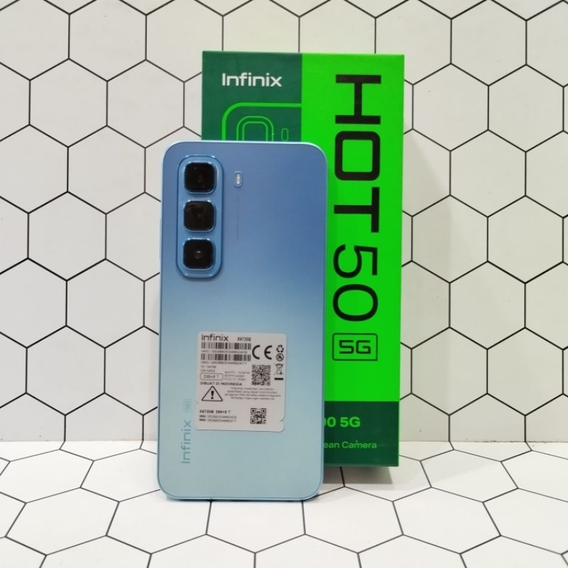 Infinix Hot 50 5G NFC 8/256GB Hp Second Fullset Original Bergaransi