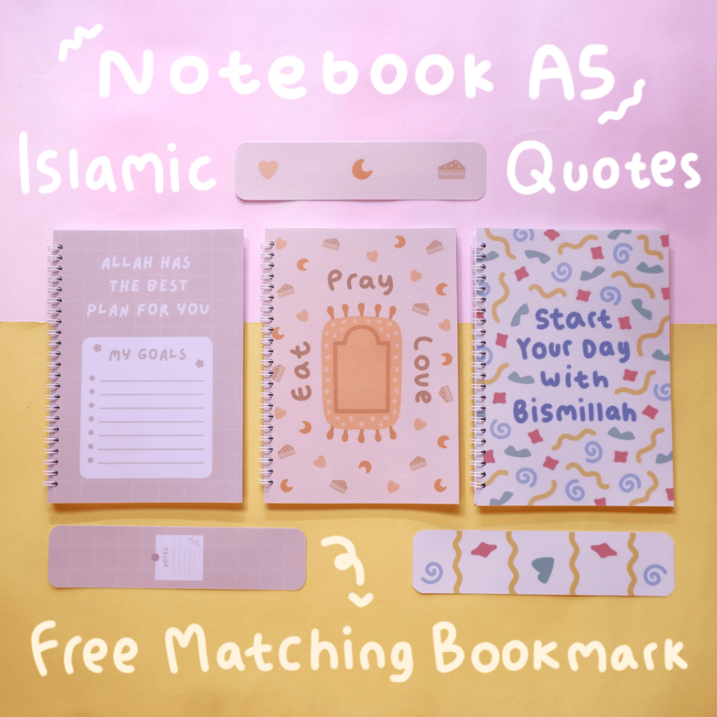

Notebook/Jurnal/Buku Tulis A5 Islamic Quotes