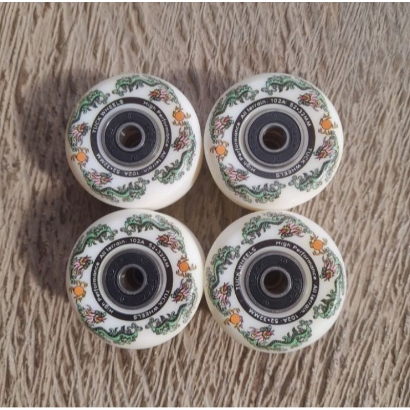 Skateboard Wheels Tuck + bearing tuck second / bekas