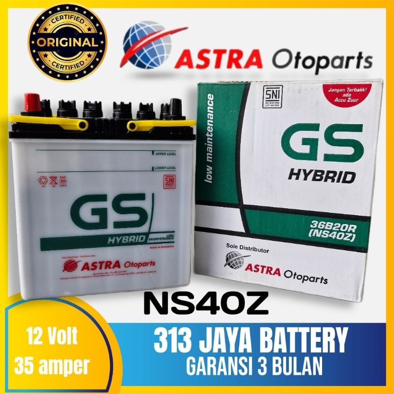 AKI GS HYBRID ASTRA NS40Z / 36B20R (35amper)
