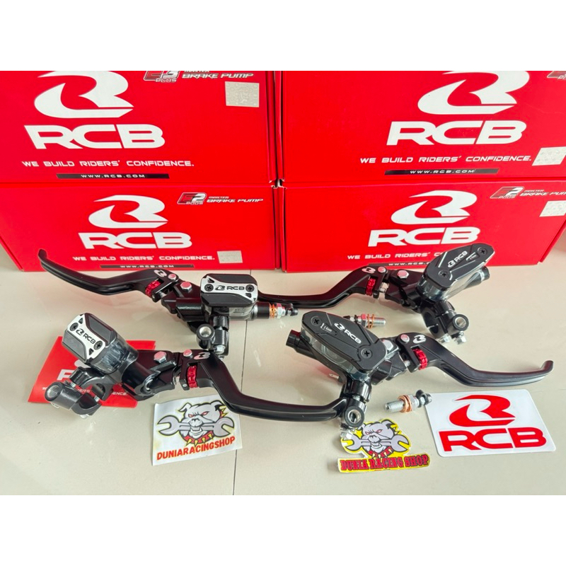 Master rem RCB E2+ E3+ E2 E3 Plus kanan kiri Oval 14mm Kotak 14MM Sepasang Paket master rem RCB mast