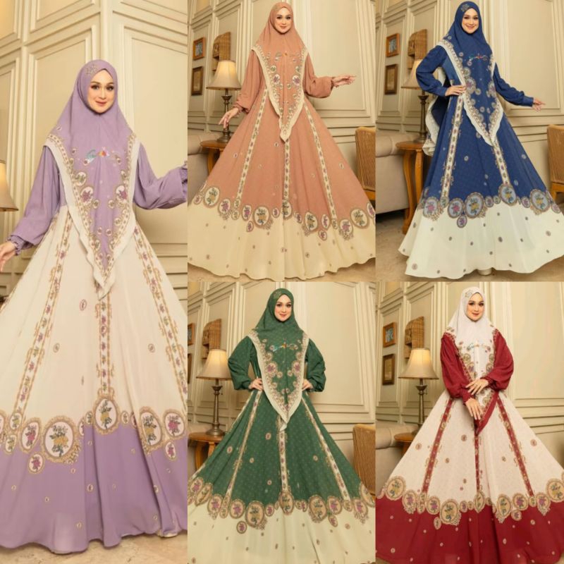 NADEEN-ZULFHA-FLOW-NILGUM-NAIMA GAMIS CAMPUR BY SARKIS & AC ORIGINAL