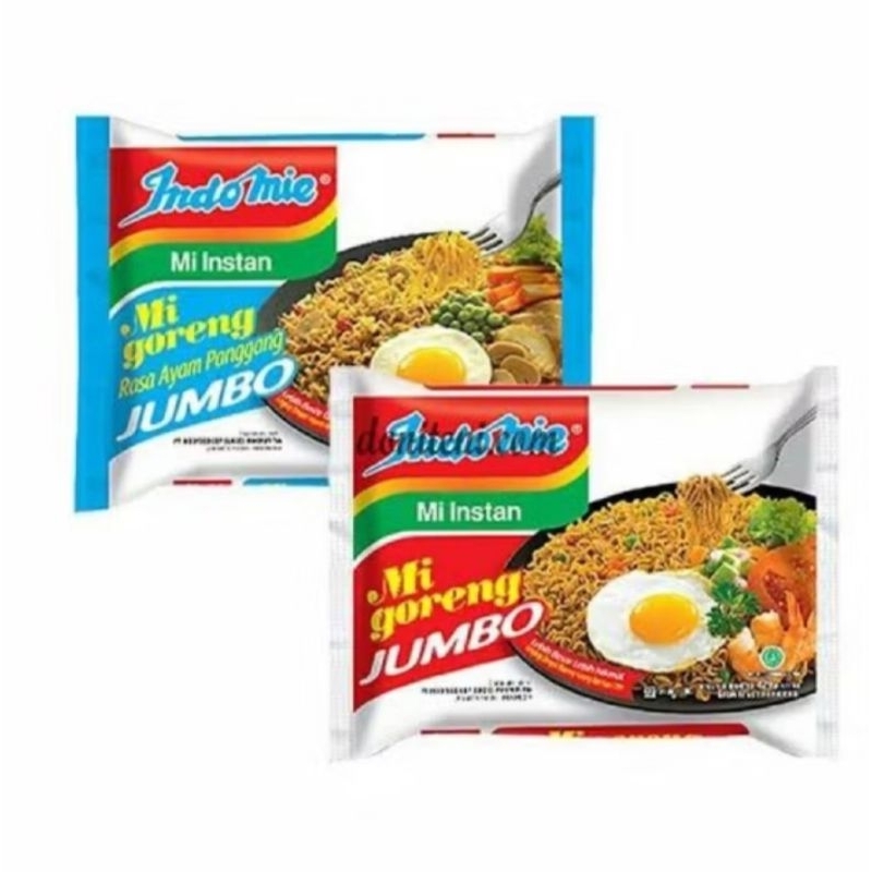 

Indomie goreng jumbo 3 varian rasa