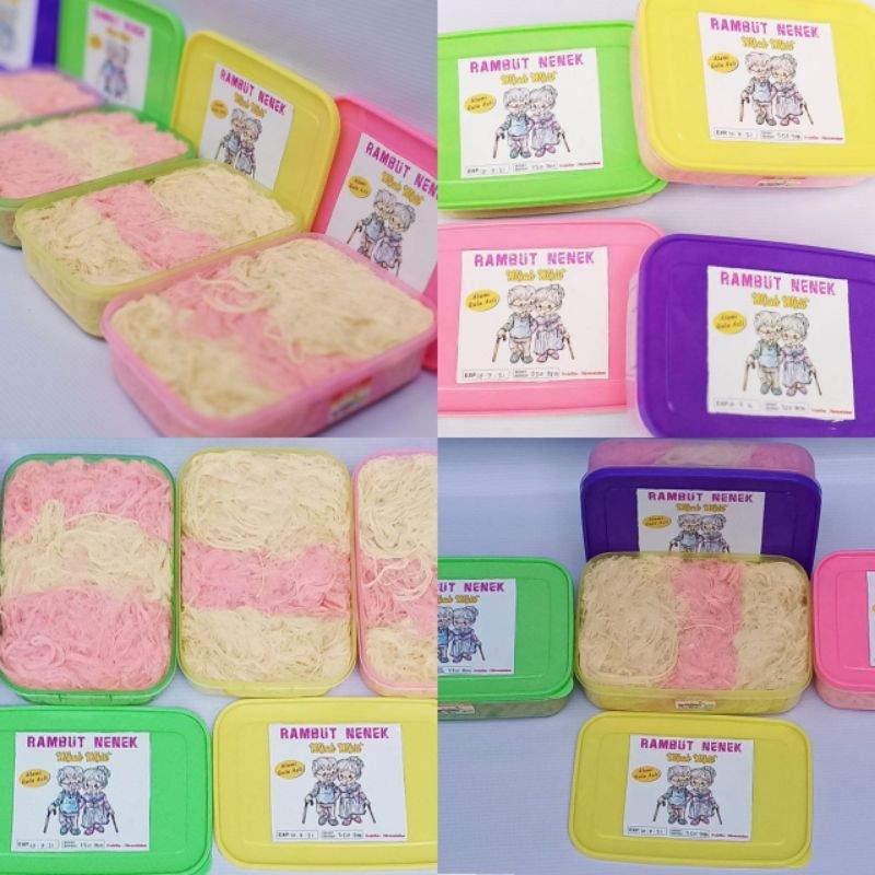 

Rambut Nenek / Arumanis Mbah Mbut All Varian Rasa Kemasan Box/Toples