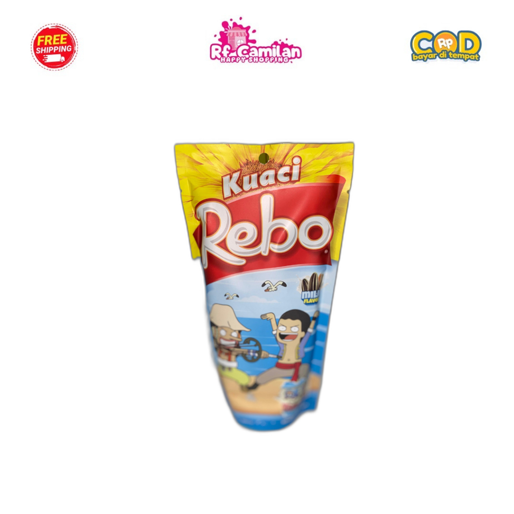 

[RF_Camilan] Kuaci Rebo Milk Flavour 140fr