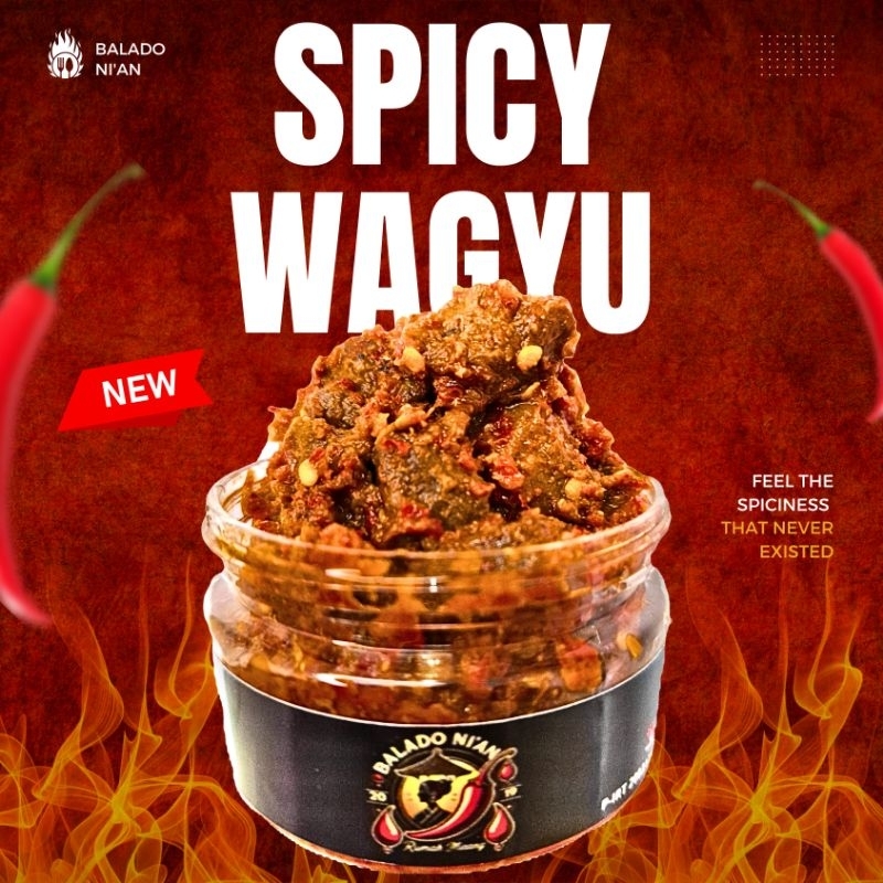 

SAMBAL DAGING WAGYU PEDAS / SAMBAL BALADO DAGING / KHAS INDONESIA / BALADO NI'AN
