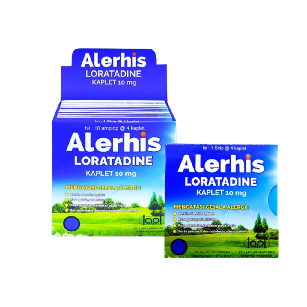 Alerhis Box / Obat Gatal Alergi Bersin Bersin Pilek