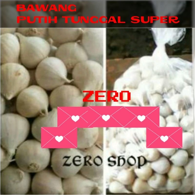 

Bawang Putih Tunggal/Bawang Lanang Kualitas Super 100g,250g,500g & 1 KG