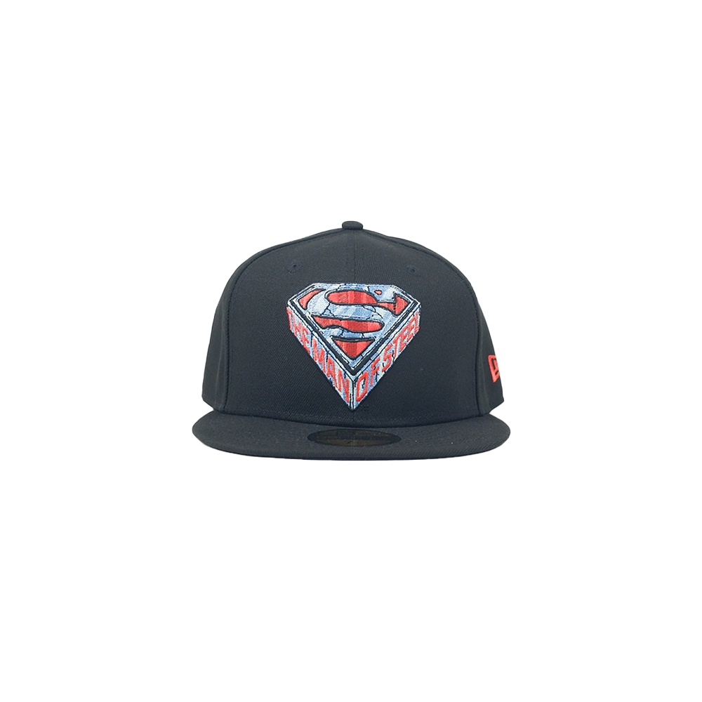 Topi New Era x Superman Man of Steel Logo 59Fifty Fitted Hat