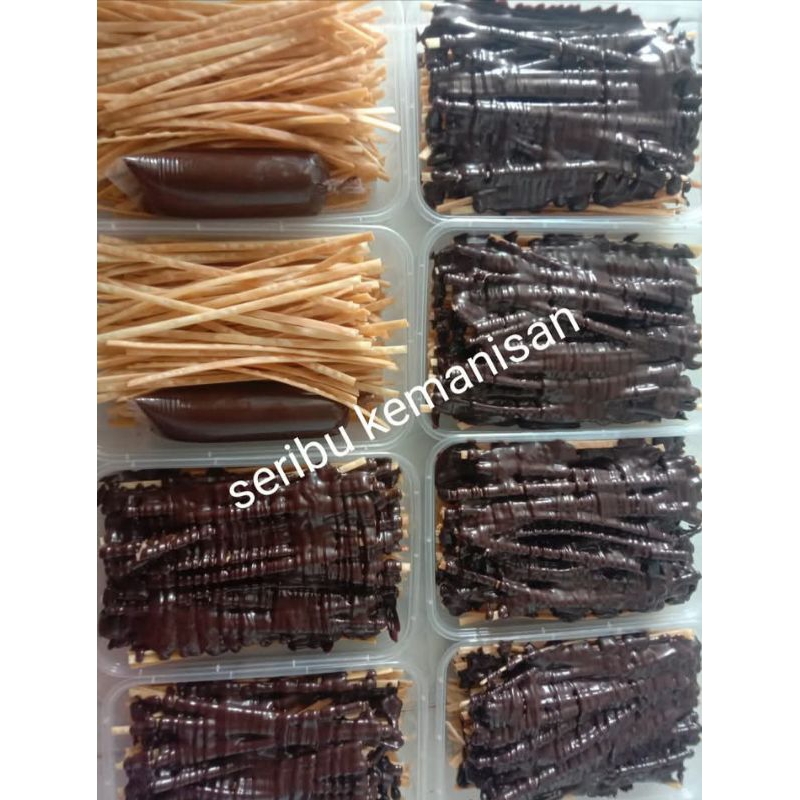 

mie lidi coklat lumer premium | mie lidi varian rasa | mie biting | makanan ringan