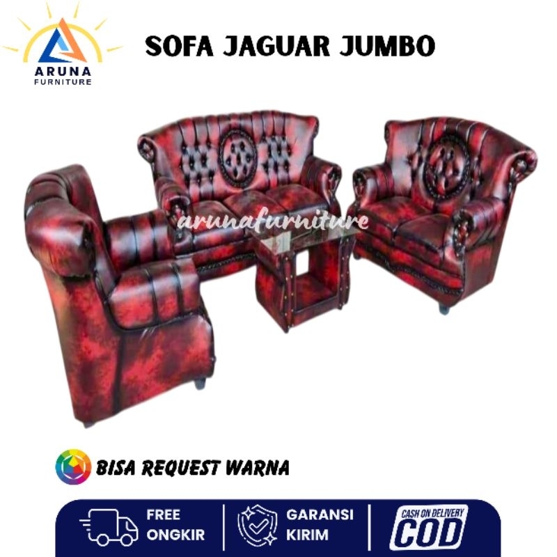 Sofa Jaguar Jumbo Sofa Jaguar Mewah Sofa Tamu Sultan Kursi Ruang Tamu