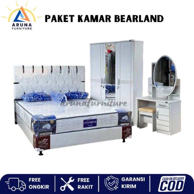 Set Kamar Furniture 4 Barang Paket Kamar Tidur Lengkap Paket Seserahan Murah