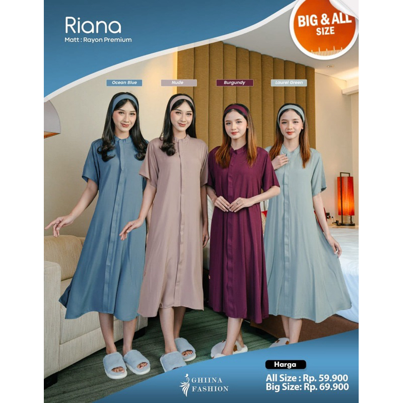 Ghiina Fashion - Dress / Daster / Riana Dress Ghiina Fashion