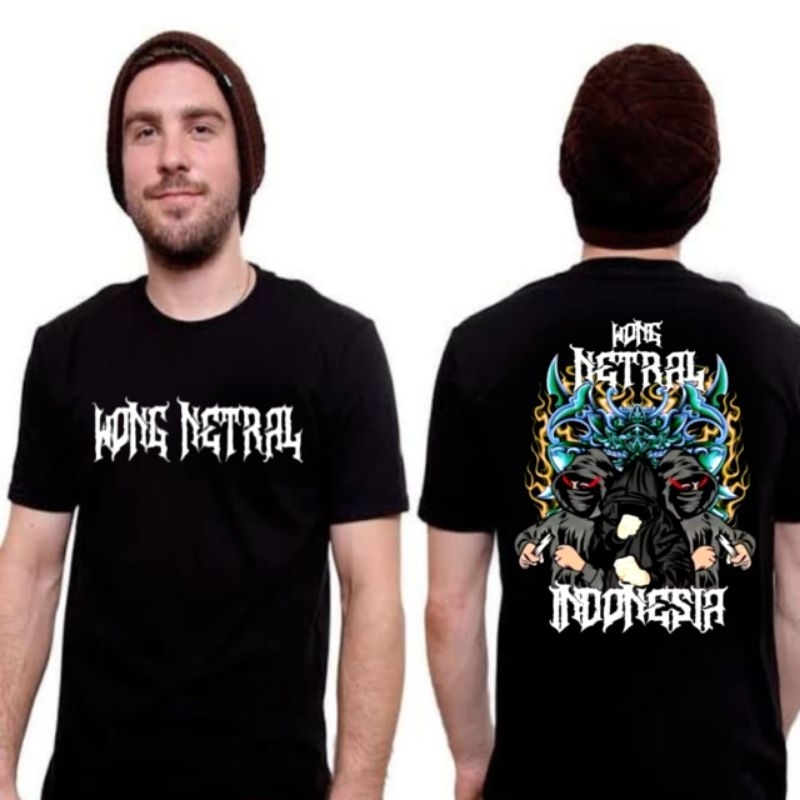KAOS WONG NETRAL INDONESIA.