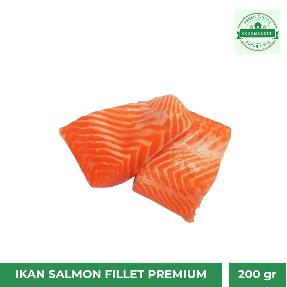 

Ikan Salmon Fillet Premium Fresh Frozen - 200gr