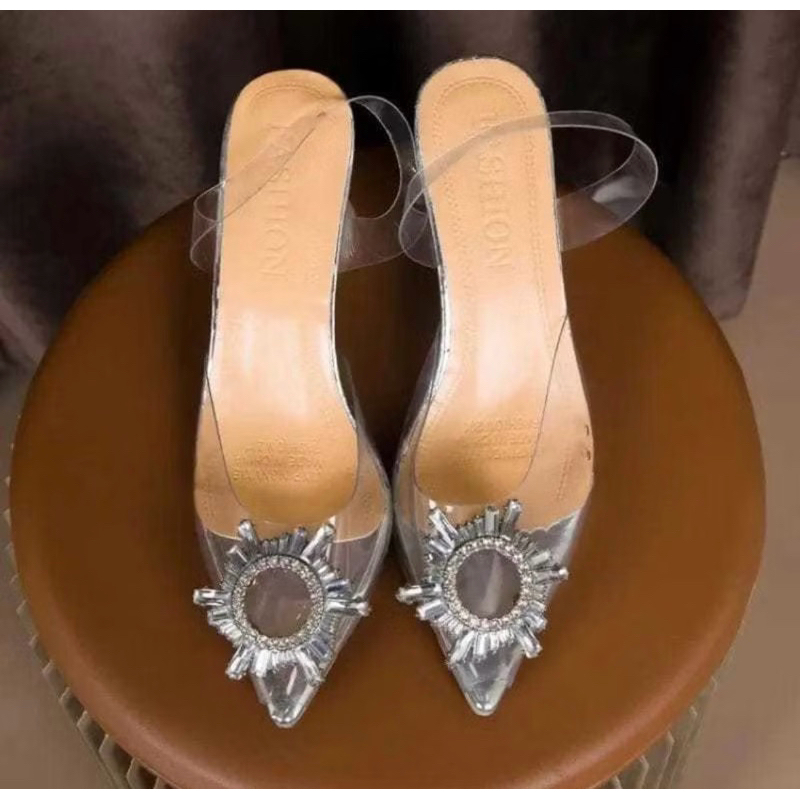 ❤️Preloved High Heels Zara Blink Pita Transparan❤️Sendal Zara Pita | Hak Tinggi Elegan
