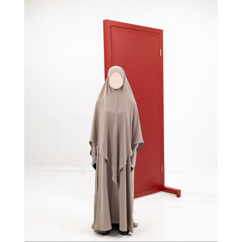 Preloved Luna Abaya Elmadina Vintage Khaki