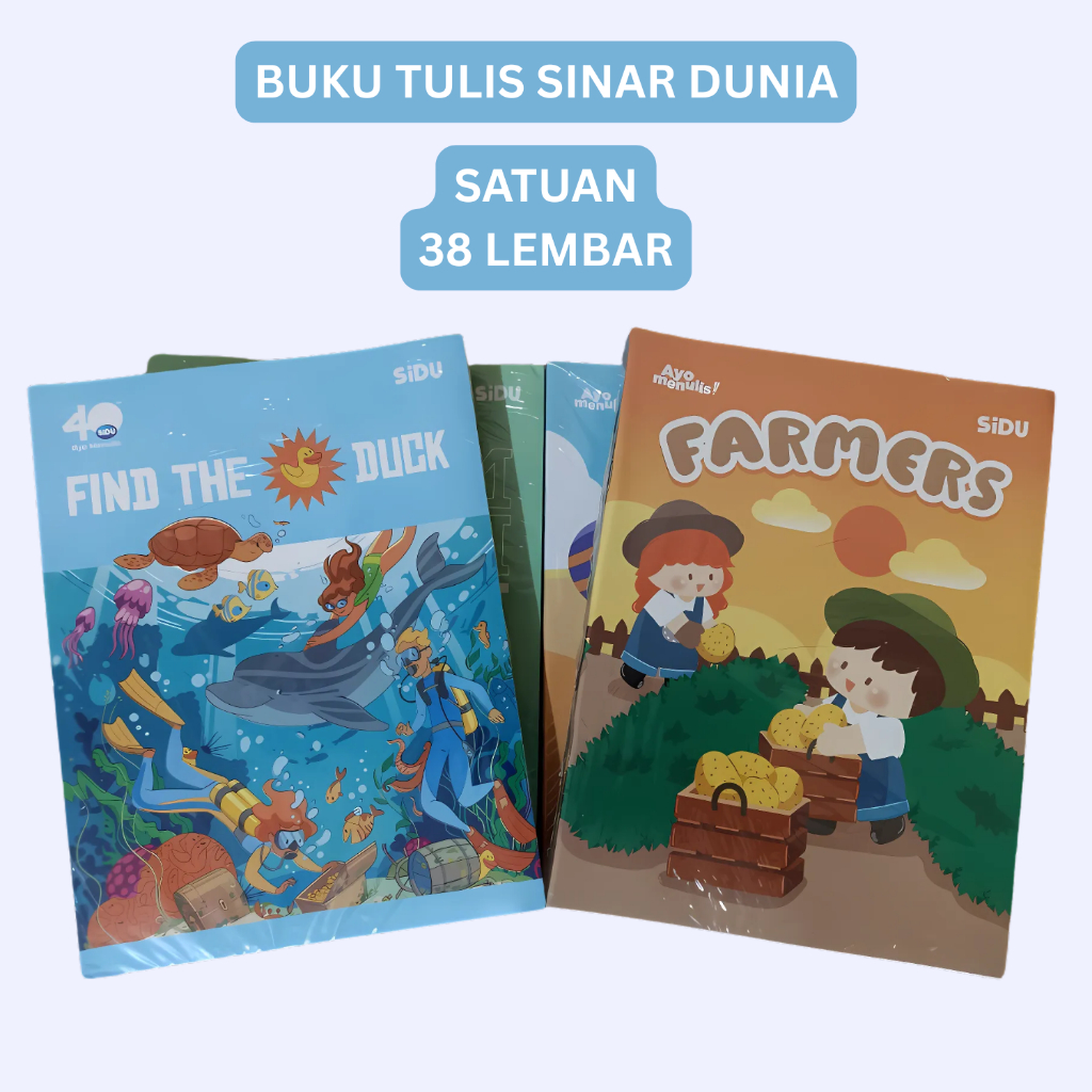 

BUKU SIDU 38 LEMBAR ECERAN (1 BUKU/SATUAN )