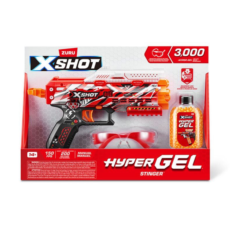 Zuru xshot hyper gel Stinger blaster with 3000 gel original