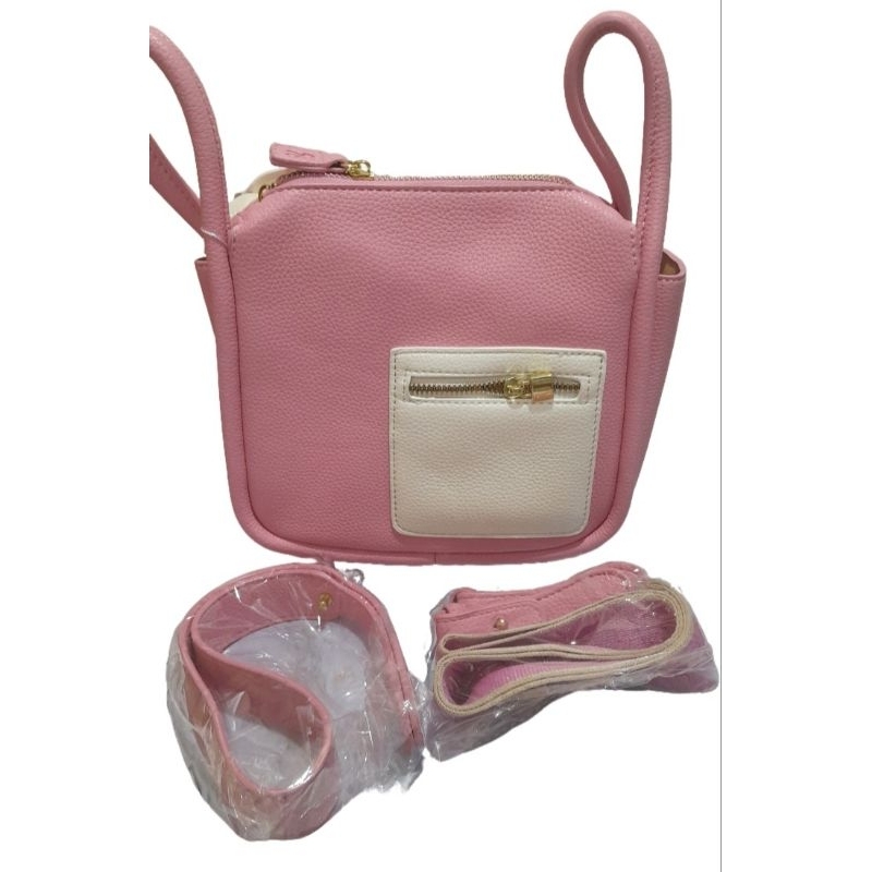 tas selempang little bunny momentum original 20x20 cm #tas import