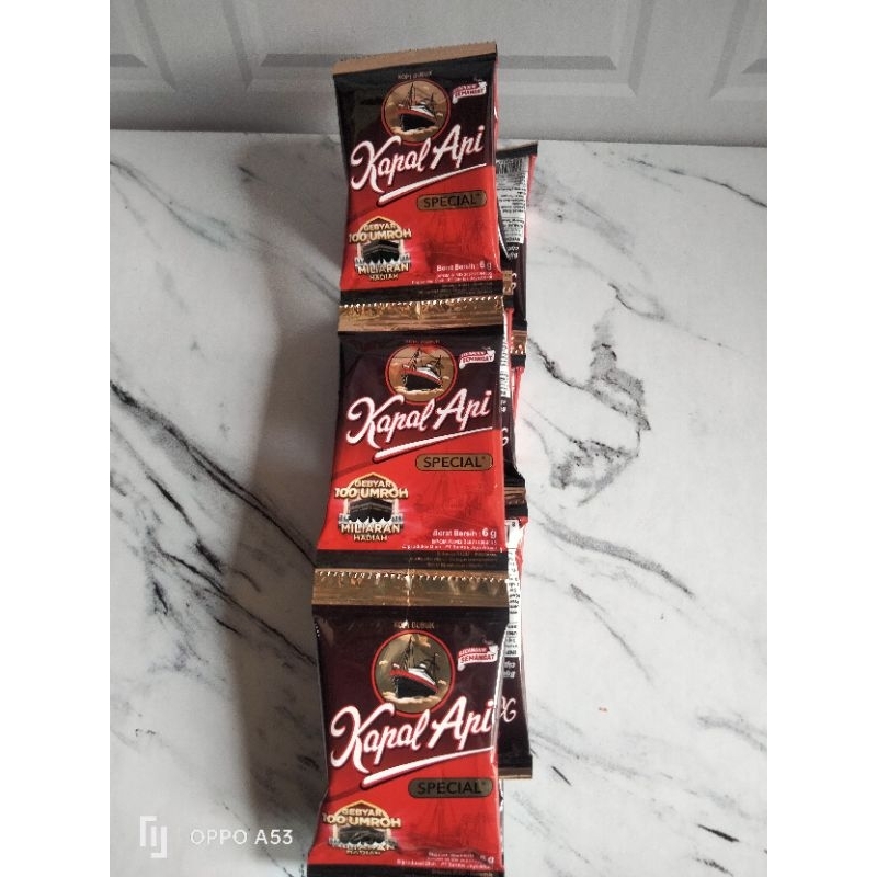 

Kopi Kapal api spesial tanpa gula sachet/kopi aja satuan - AnggunYusuf Collections