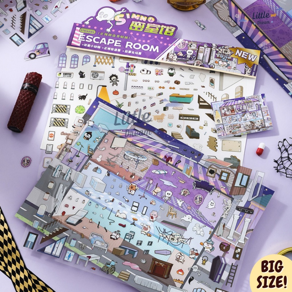 

RB [ BIG SIZE ] Stiker 3D Premium Korea Lucu Mainan Anak Dekorasi Unik Viral & Satisfying