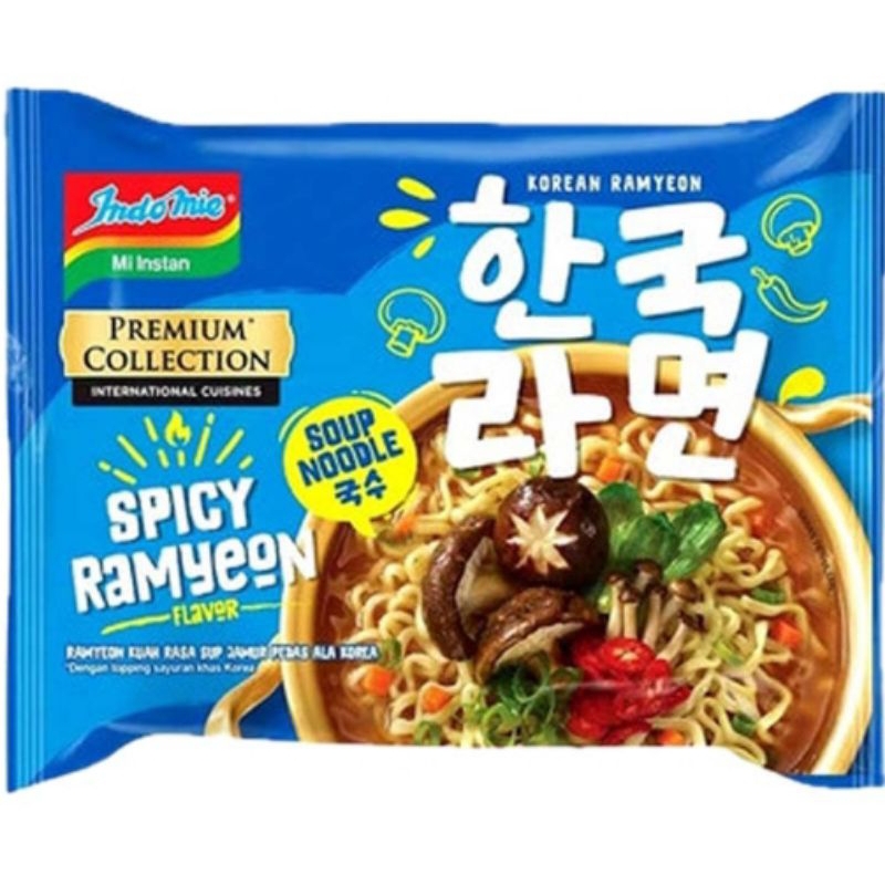 

INDOMIE MI INSTANT PREMIUM COLLECTION SPICY RAMYEON PCK 83GR