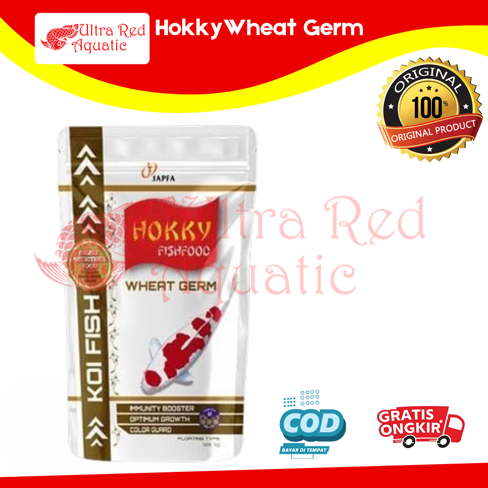 Hokky Wheat Germ Makanan Ikan Koi Pelet Ikan Koi