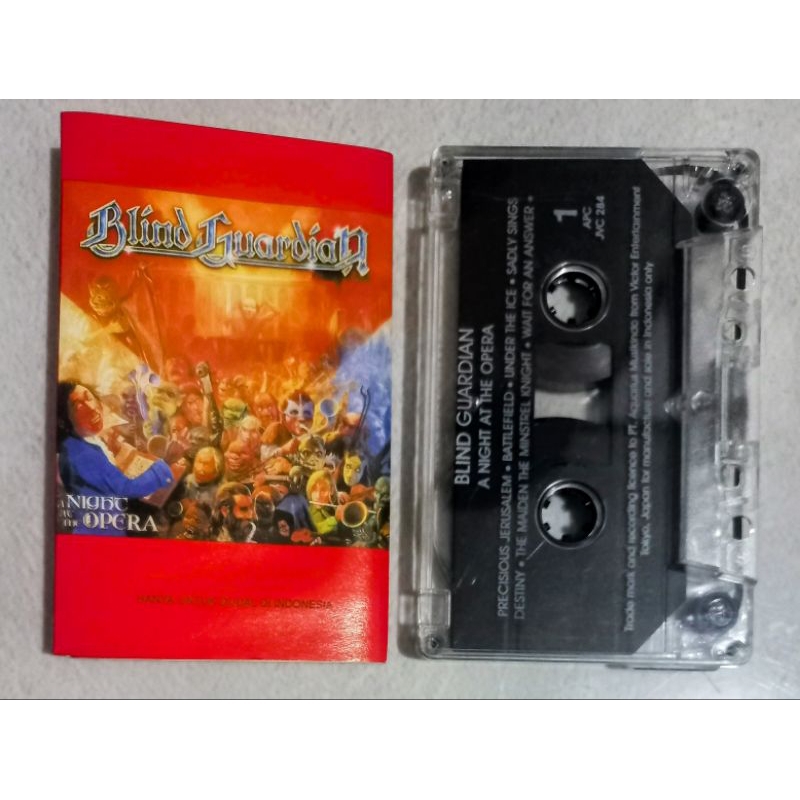 Kaset Pita B8 BLIND GUARDIAN Album A Night At The Opera