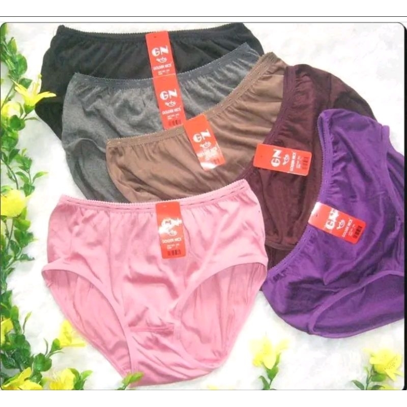 Paket 1 Lusin Cd Golden nick Bahan Katun untuk Wanita dengan Motif Cewek - Model Terbaru