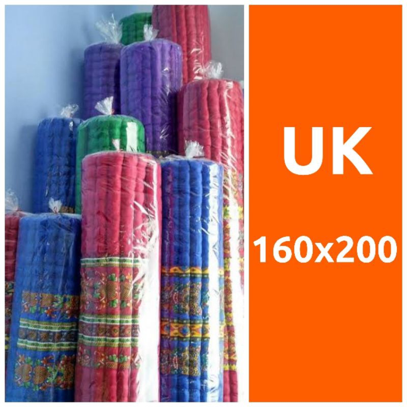 Kasur Palembang Uk 160x200/Kasur Gulung/Kasur Kapuk/Kasur Lantai/Matras Gulung Palembang Uk 160x200