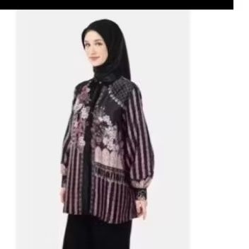 NADA PUSPITA - IMPERIAL MUGHAL SHIRT ( BLACK )