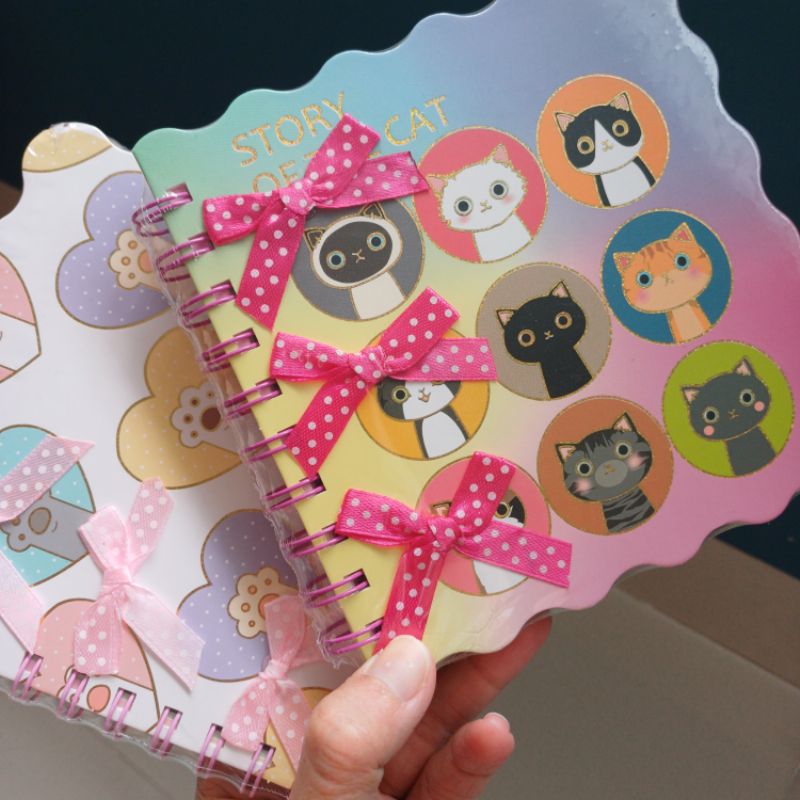 

Buku note isi full motif KUCING CAT lucu