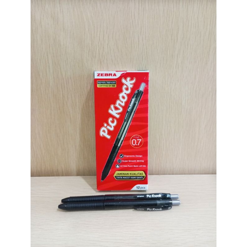 

(3PCS) PULPEN ZEBRA PIC KNOCK ECER