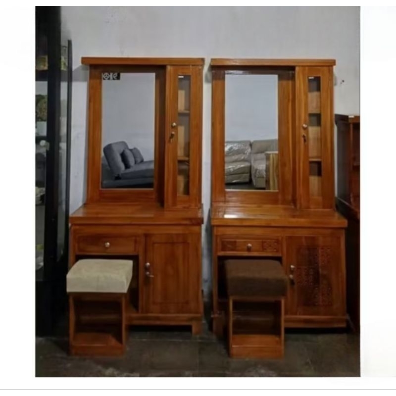 Meja Rias Kayu Jati Jepara