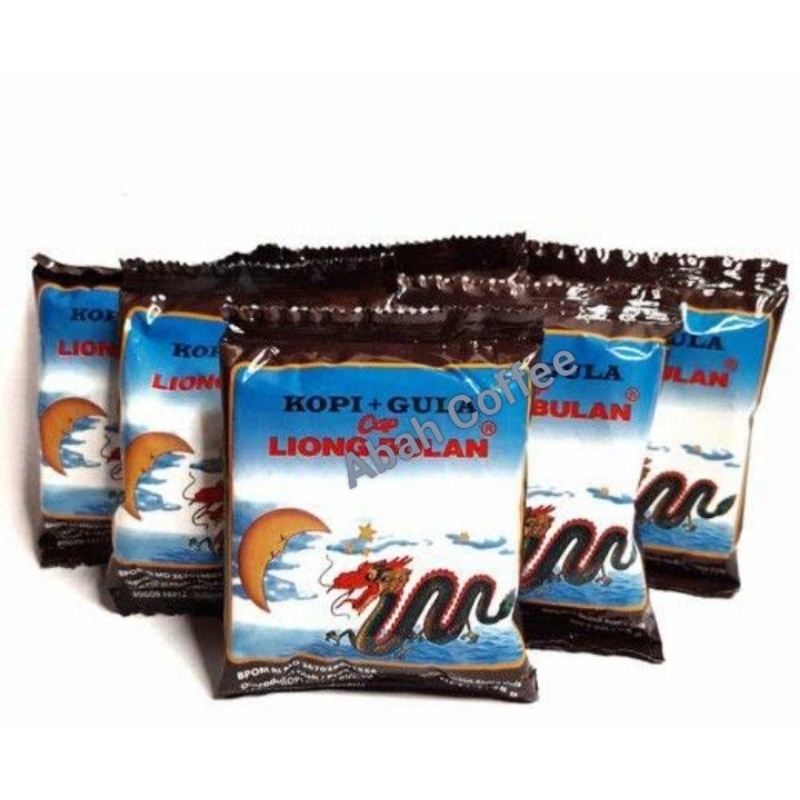 

Kopi LIONG + GULA Cap Liong Bulan (1 Renceng isi 10 Sachet)