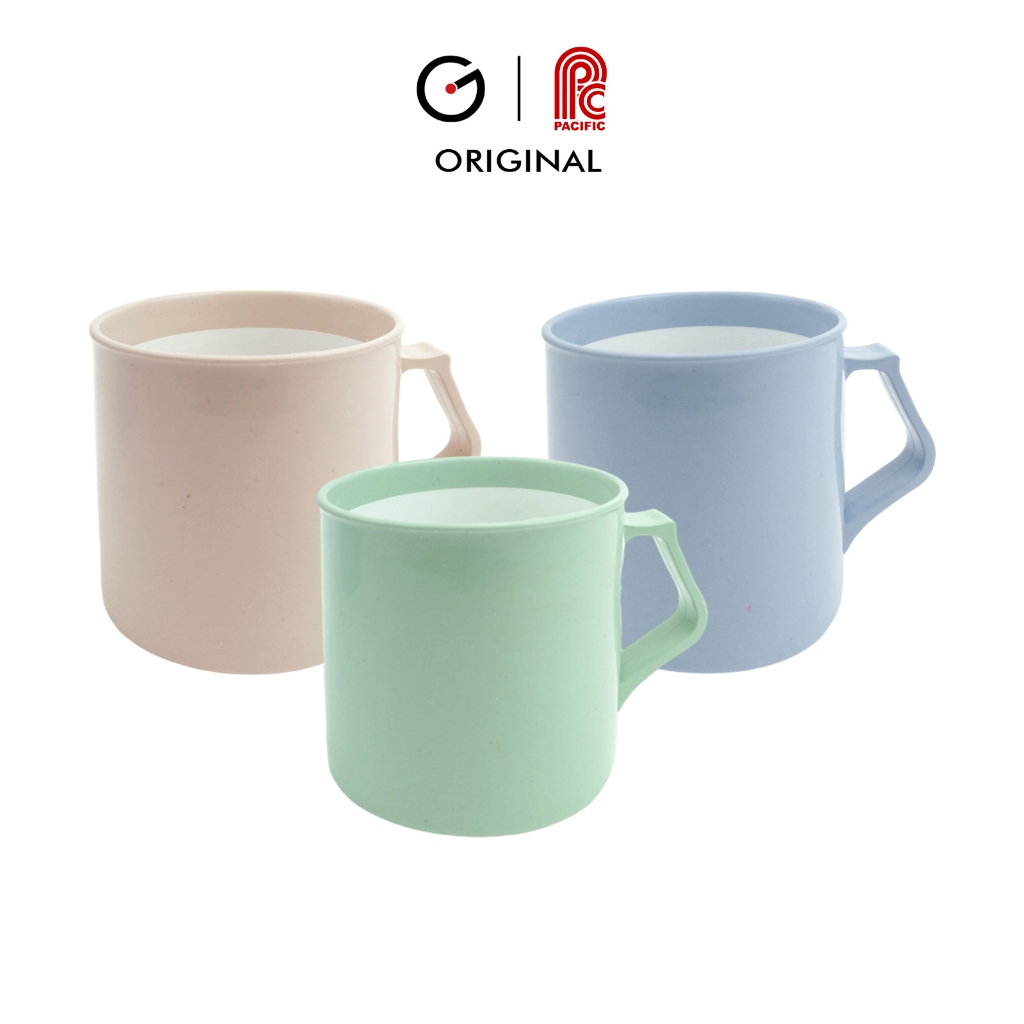 PACIFIC Gelas Cr Mona Food Grade 9 Cm Plastic Mug BPA Free PAC-PCCR-02