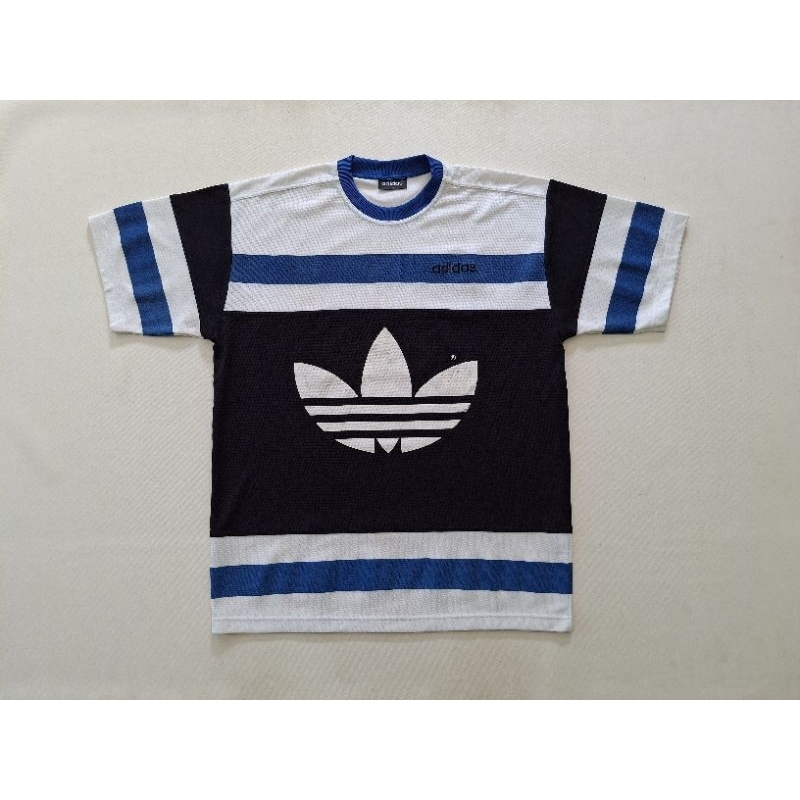 JERSEY VINTAGE ADIDAS TRIFOIL BIG LOGO ORIGINAL 100%