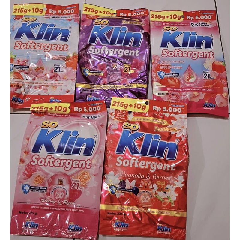 SoKlin Softergent (soklin bubuk wangi)