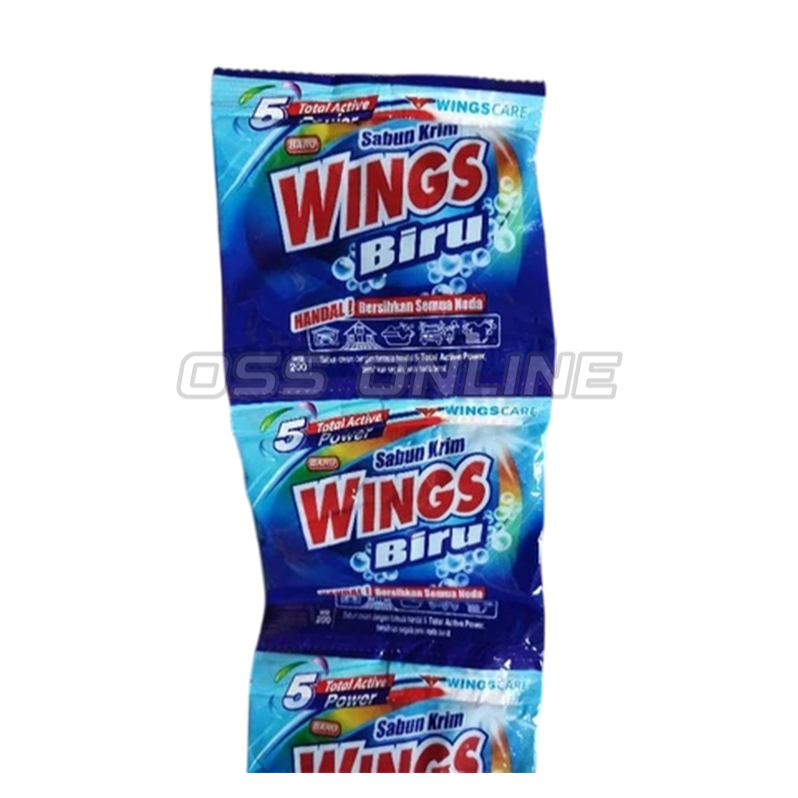 SABUN WINGS BIRU SABUN COLEK WINGS SACHET / SABUN KRIM