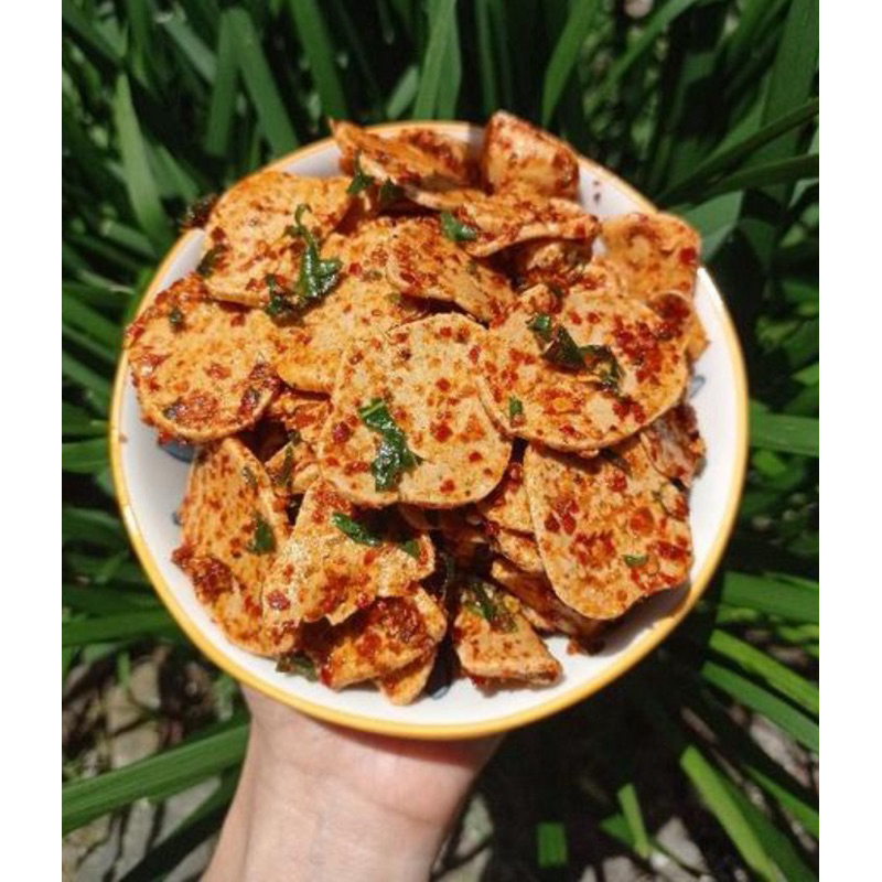 

Keripik Basreng Bulat Pedas Daun Jeruk 500g