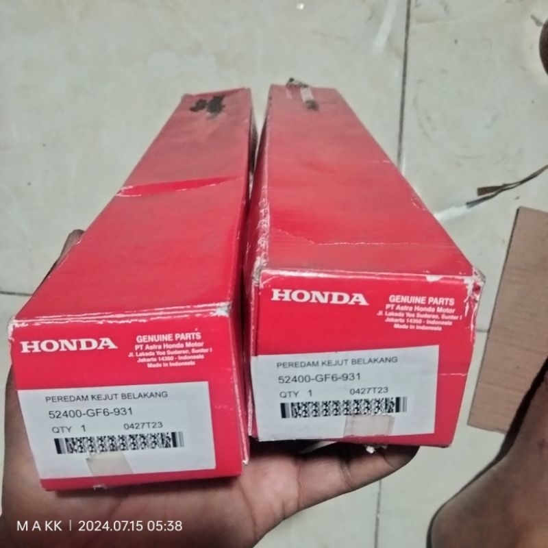 sok shockbreaker shock breaker belakang Honda win original ORI asli AHM 52400 gf6 931