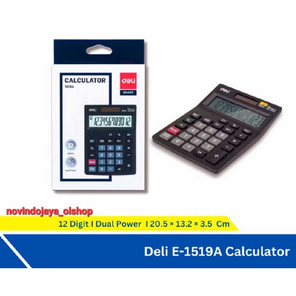 

KALKULATOR DELI 1519A 12 DIGIT TERLARIS