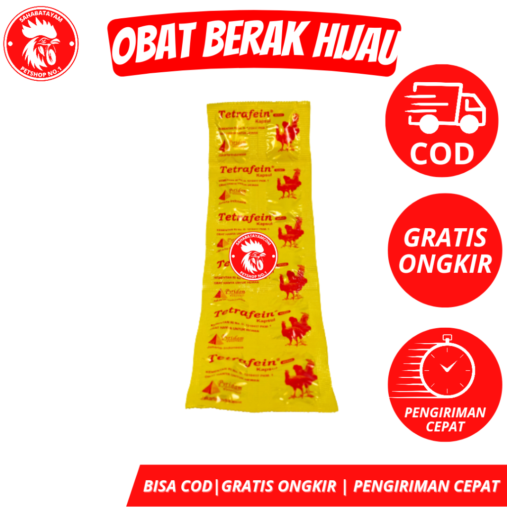 Tetrafein Obat Ayam Berak Hijau Mengobati Snot Ayam