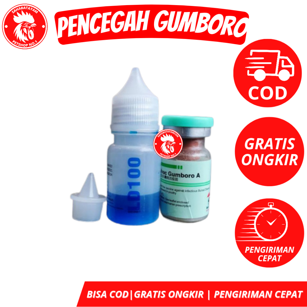 Vaksin Gumboro A Dosis 100 Ekor Vaksin Ayam Gumboro Medion Vaksin Medion