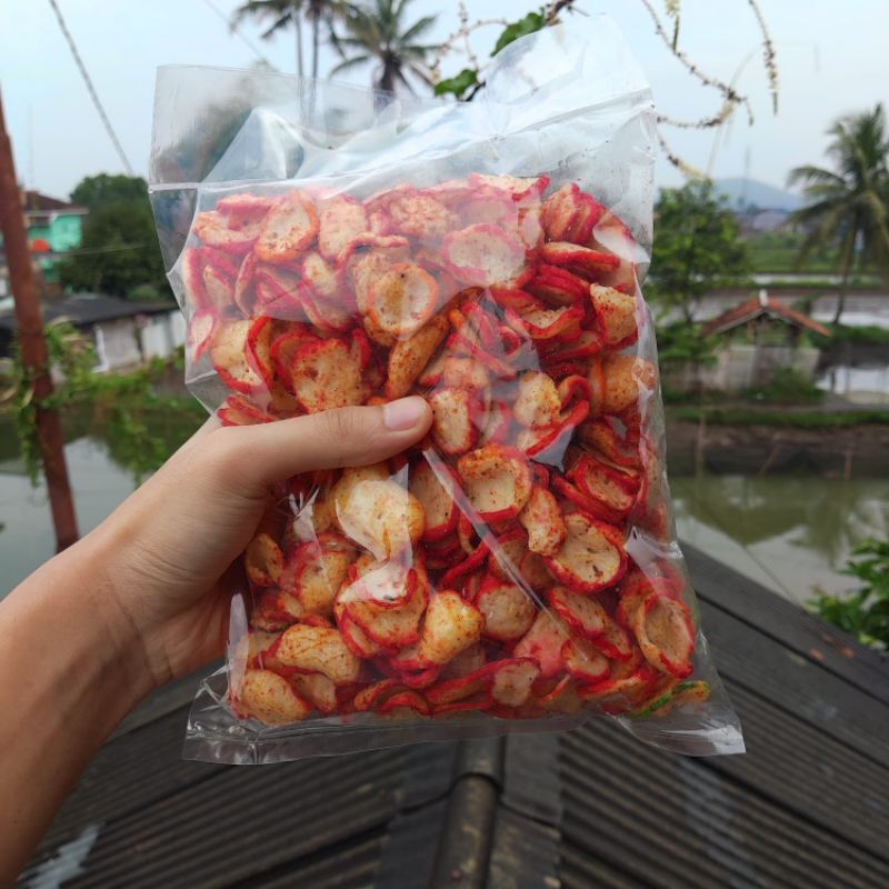

seblak kering kerupuk mantap