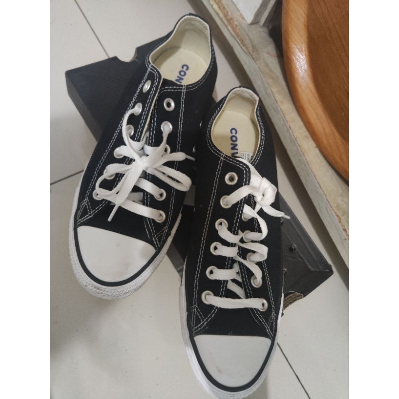 PRELOVED SEPATU CONVERSE HITAM ORIGINAL STORE