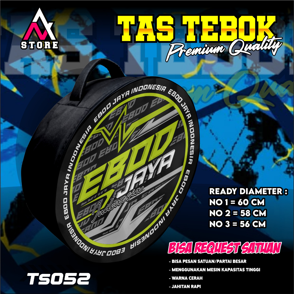 Tas Tebok Murai Motif EBOD Jaya Indonesia Ransel Gendong Sangkar Printing