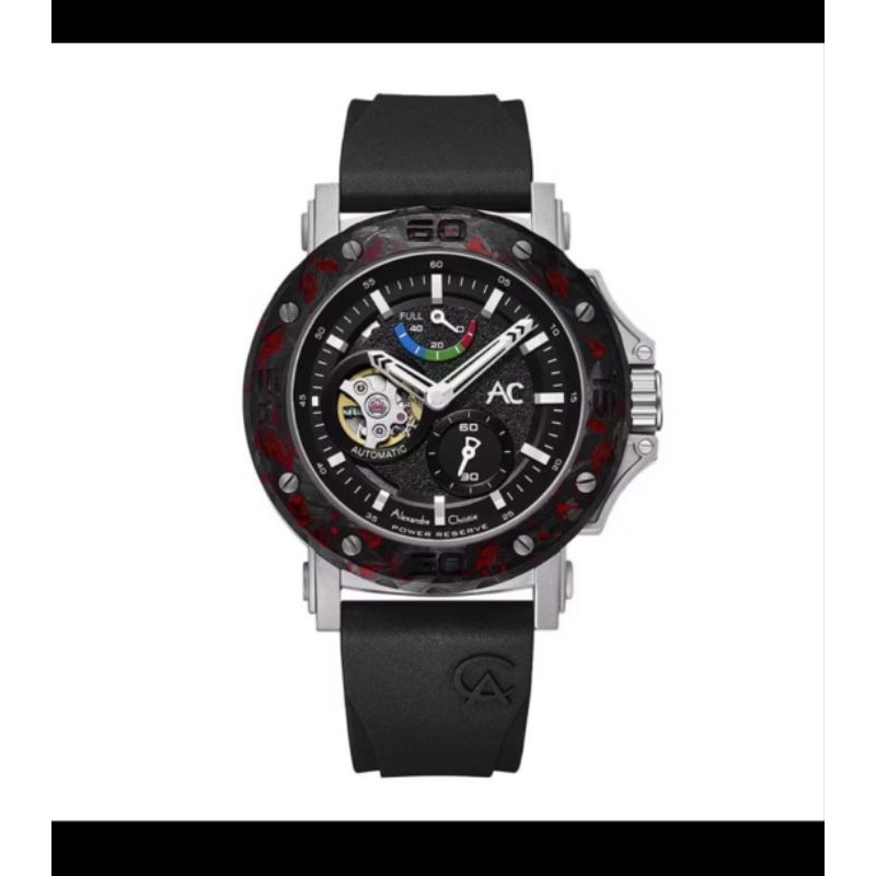 ALEXANDER CHRISTIE COLLECTION (CARBON BEZEL, TITANIUM CASE) AC 9205