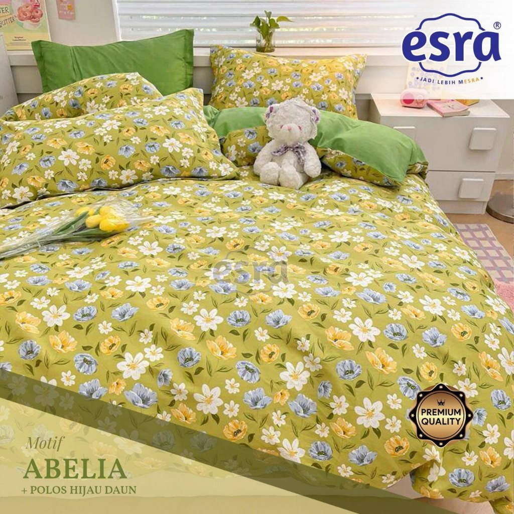 BEDCOVER SET KATUN ESRA MOTIF Abelia
